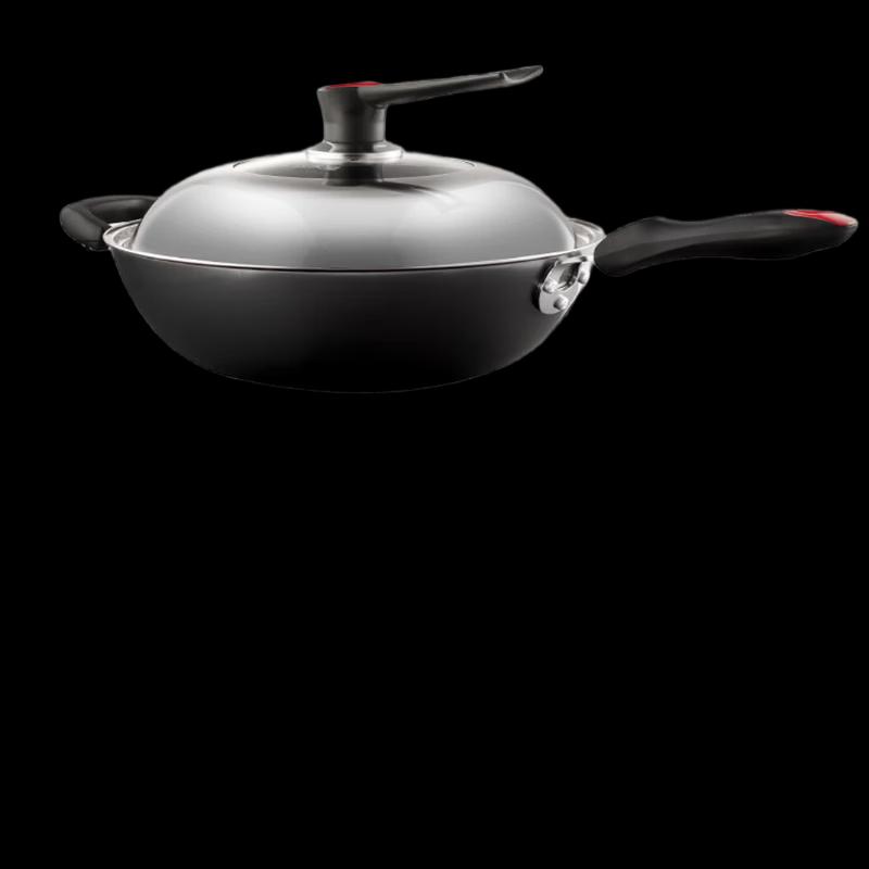 COOKER KING Non-Rust Cast Iron Wok
