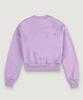 ROVVE Cropped Signature Embo Sweat Shirt (Purple)