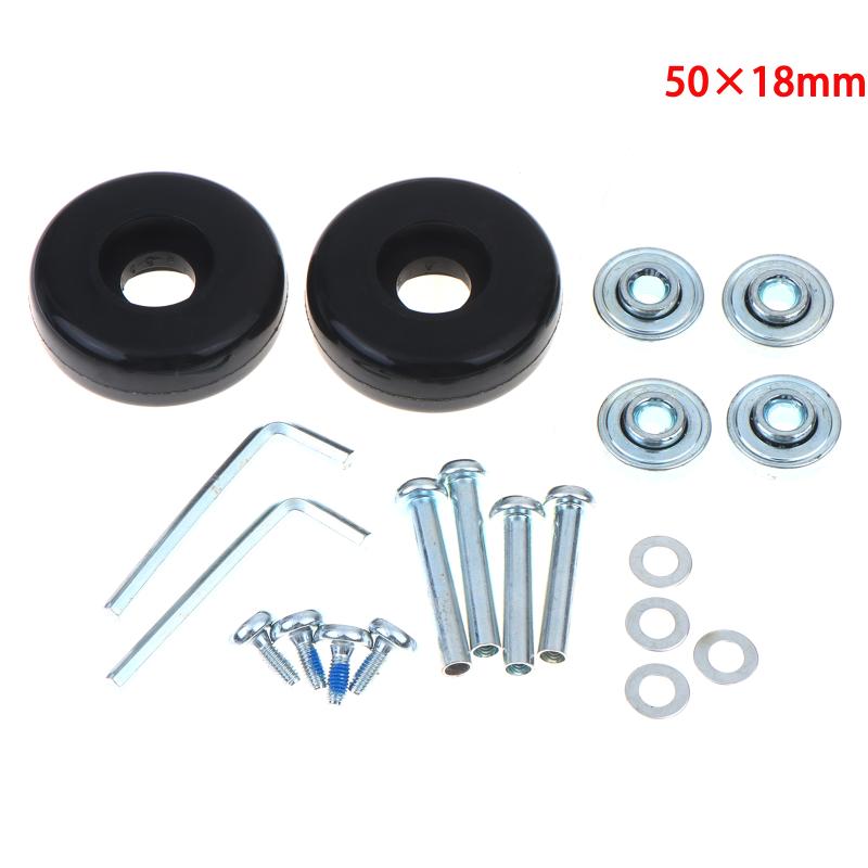 Universal Durable Silent Travel Luggage Casters Repair Replacement Suitcase Wheel Parts Wear Resistant Flexible
