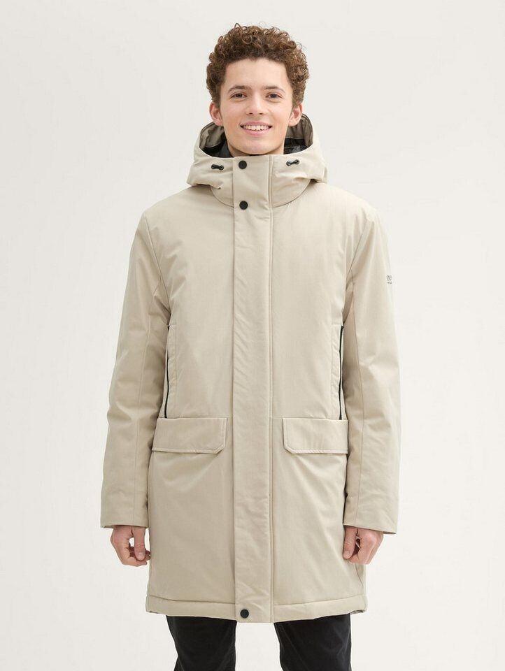 Winter Jacket Tom Tailor Denim Parka Hood Beige