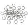 Anneaux de Jonction en Métal Anneaux Ronds Brisés Connecteurs pour Accessoires de Fabrication de Bijoux DIY 3-12mm Fournitures pour Colliers Boucles d'Oreilles