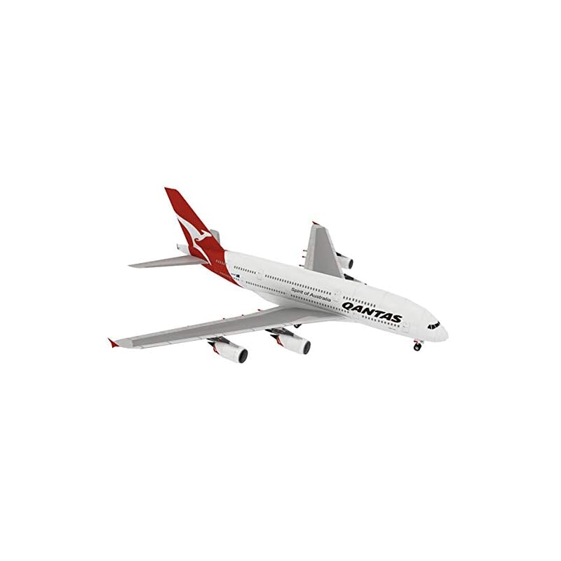 

3D assembly model paper craft plane (Qantas Airways Airbus A380-842 1/300 scale)