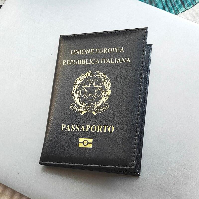 Portacarte In Portafoglio Per Passaporto Effetto Pelle Coccodrillo