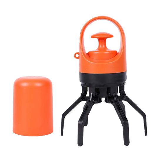 6-Krallen Hunde-Kotaufheber Tragbarer Haustier-Kotaufheber Hundeabfall-Aufnahmekralle mit Müllbeutelspender für Spaziergänge im Freien, Reisen