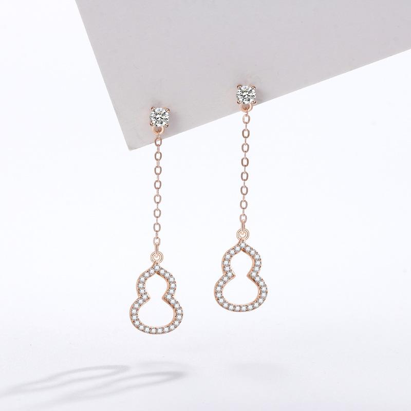 

Серьги-гвоздики с бахромой в форме полой тыквы, женские модные, легкие, роскошные, нишевые, изысканные, стильные, высококачественные серьги для женщин