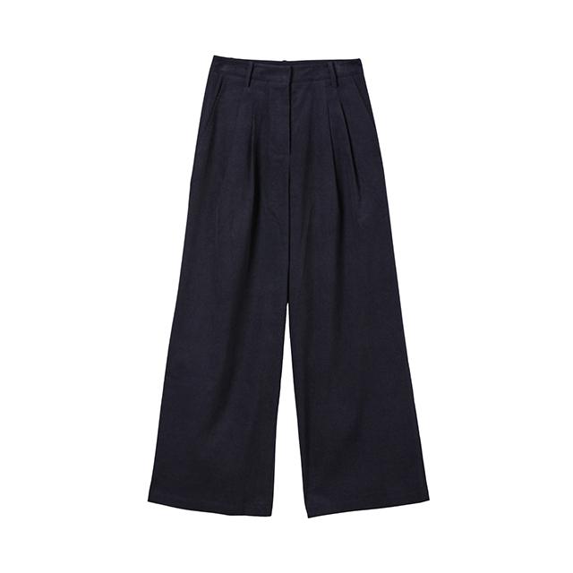 LAP Obi Double-Tuck Corduroy Wide Pants Aq4Wpb62