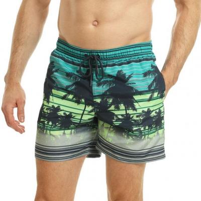 RIPT Essentials Herren-Badeshorts mit Palmenmuster