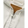 Levis Casual Comfortable Loose Solid Color Hooded Long Sleeve Denim Jacket Men jackets White 003L7-0000