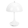 Mushroom Table Lamp 3 Color Temperatures Stepless Dimmable Touch Control Rechargeable Mid Century Modern Lamp for