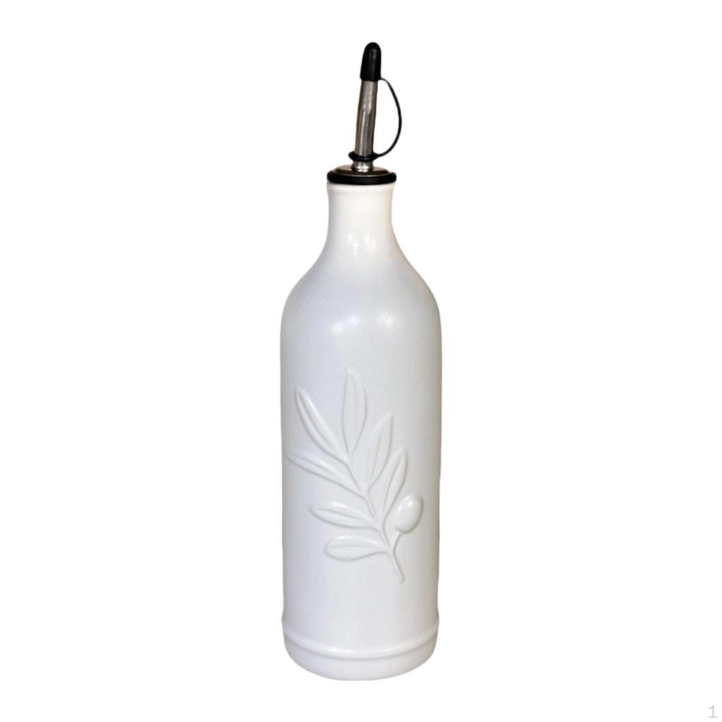 Ceramic Oil Dispenser Bottle, Dispenser, Versatile, Elegant And Easy-tKitchen Bottle for