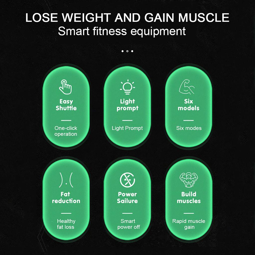 EMS Abdominal Muscle Patch Belt Arm Leg Muscle Training Stimulator Fitness Equipment