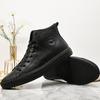 2025 Direktlieferung Herbst- und Winter Herren High-Top Schuhe Trend mit schwarzen Board Schuhen lässige Mid-Top Lederschuhe