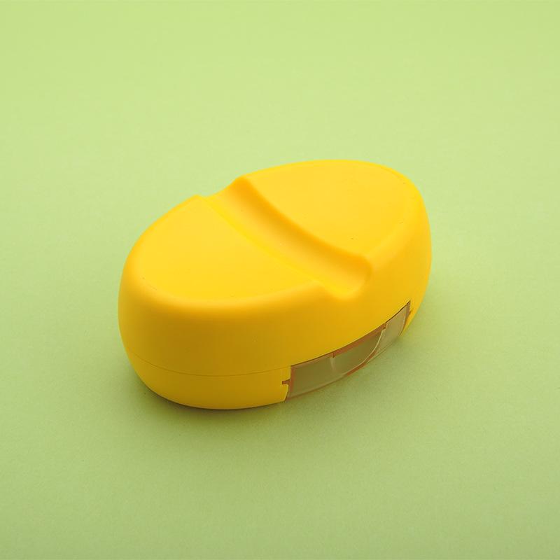 Nordic Style Oval Needle Holder Box with Transparent Magnetic Drawer for Pins & Beads