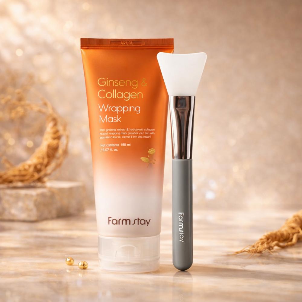 

[Farmstay] Ginseng & Collagen Wrapping Mask 150ml (3EA Bundle) 3EA Bundle