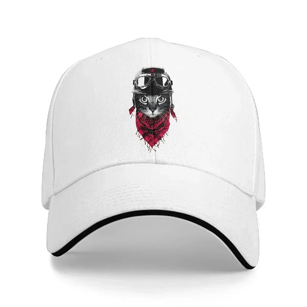 Pure Color Dad Hats Adventurer Cat Hat Sun Visor All Seasons Travel Adjustable Baseball Caps Cats Peaked Cap