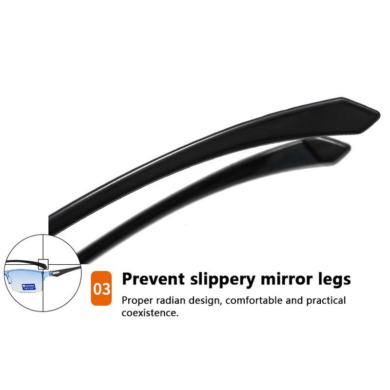 Presbyopia Eyeglasses Rimless Smart Zoom Frameless Reading Glasses Smart Technology Blue Light Blocking Reading Glasses