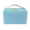 Cosmetic Bag Women Popular Product Pu Hand-Held Portable Square Waterproof Zipper Cute Travel Makeup Skincare Bag