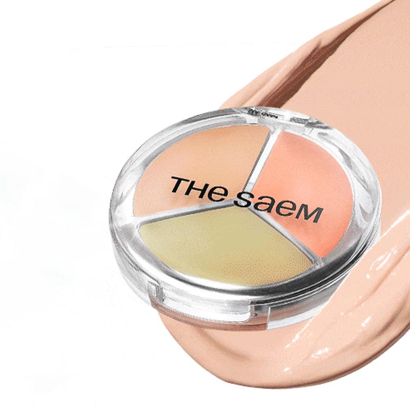 The Saem Cover Perfection Triple Pot Concealer Glow 2g