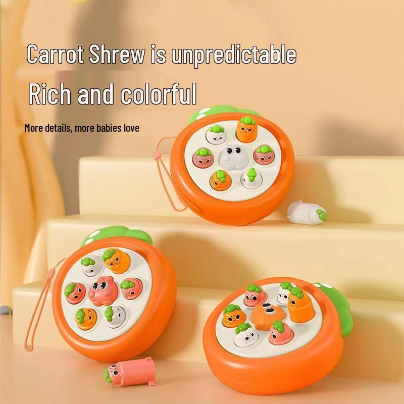 Little Duck Handheld Whack-a-Mole Toy: Cute, Educational Press-and-Play for Toddler-Parent Fun