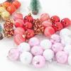 17Pcs 4CM Christmas Balls Christmas Tree Ornaments Hanging Xmas Tree Pendants Party Home Decor 2025 New Year Navidad Gifts Decor