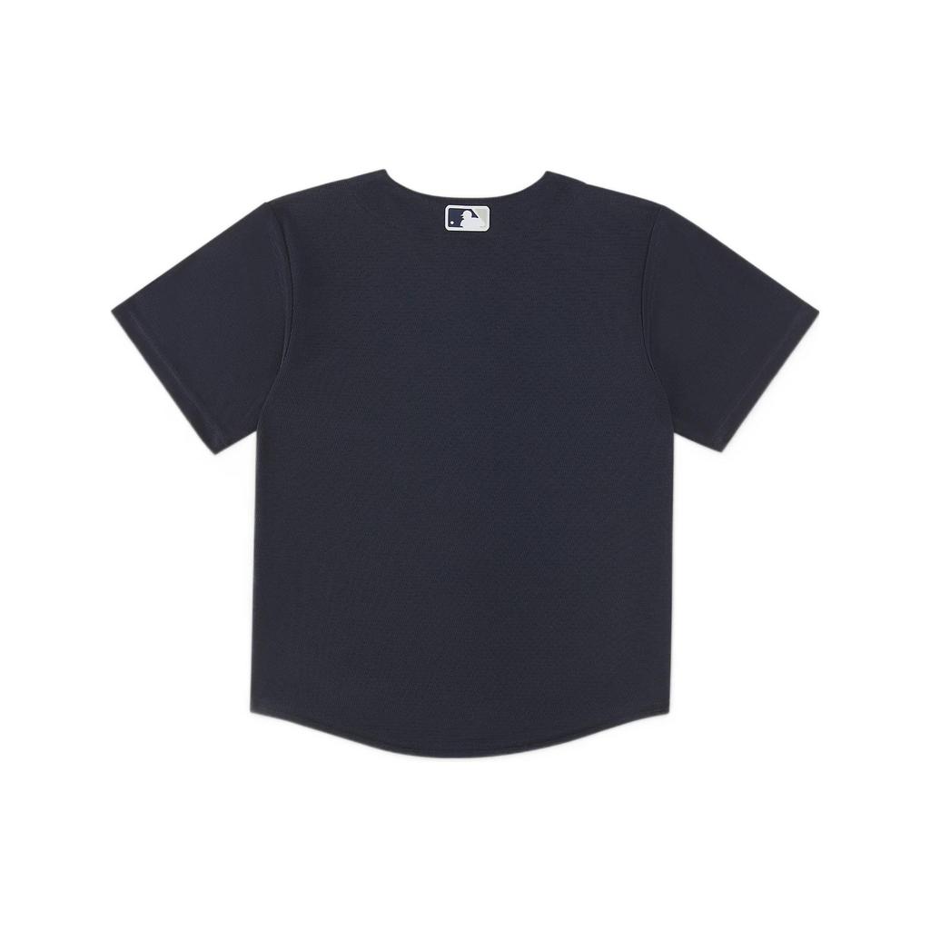 Nike New York Yankees Pevné Logo Knoflíky Ležérní Pohodlné Krátký Rukáv Dětská Trička Modrá DM9238-414