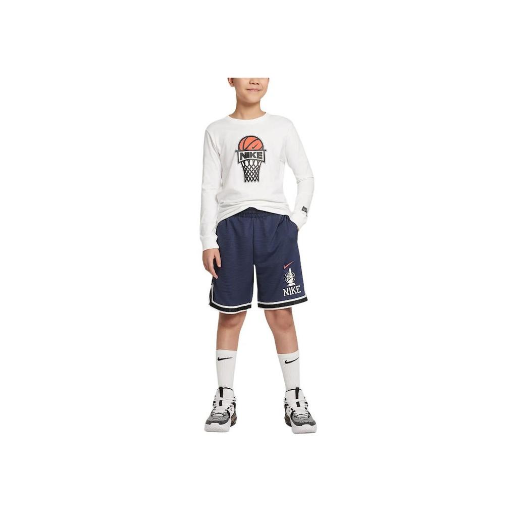 Nike DNA High Basketball Series CHBL Dri-FIT Casual Simple Quick-Dry Loose Fit Shorts Kids Shorts Lightning-Blue IB9965437