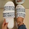 Fashion Women Slippers New Summer Fashion Flat Sandals Luxury Outdoor Beach Slippers Female Trend Brand Designer Shoes Home Slides Women