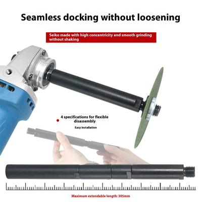 5/8-11 Threaded Universal Adapter For Angle Grinders Heavy Duty Alloy Steel Extension Shaft Accessory With Secure Connection