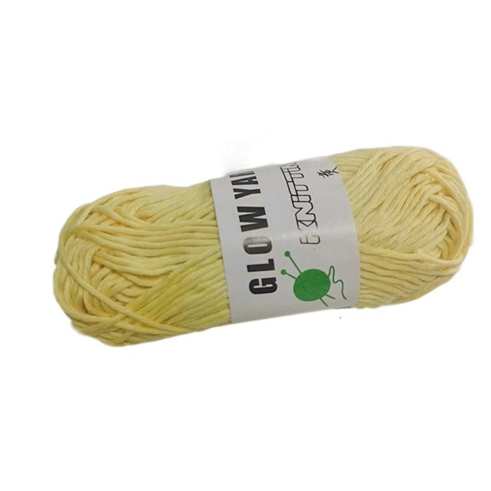 50g/roll DIY Hand  Craft Glowing Yarn Glow In The Dark Knitted Yarn  For Sweater Hat Carpet