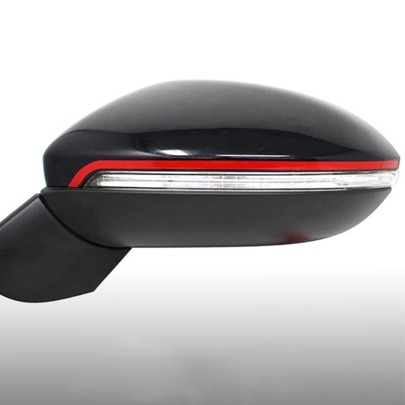 Rearview Mirror Adhesive Sticker for Golf 7 Mirror Trim Line Sticker Waterproof Automotive Accessories Easy Installation