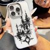 Retro Gothic Style Y2K Phone Case for Samsung Galaxy S25 S24 S23 S22 S21 S20 Note20 FE Ultra Edge Plus 4G 5G Transparent Cover
