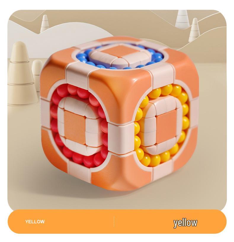 Children's Educational Three-Stage Rolling Ball Magic Bean Cube Toy