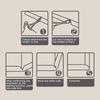 2M Super Thick Baby Safety Furniture Table Protection Edge Corner Table Cover Protection Tape Foam Corner Bumper Protection