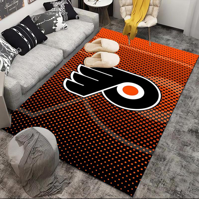 Flyers Hockey Team Area Rug Suitable for Indoor And Outdoor,Carpets for Kitchens, Homes, Offices, Living Rooms,Home Decor,Christmas Gift