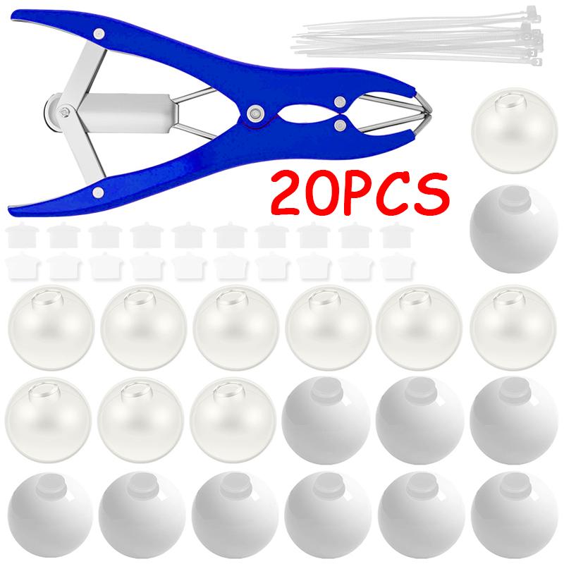 10/15/20Pcs DIY Stress Ball Kit Make Your Own Stress Toy Blank Pressure Ball Skin DIY Kit with Expander Tool Squishy Toy