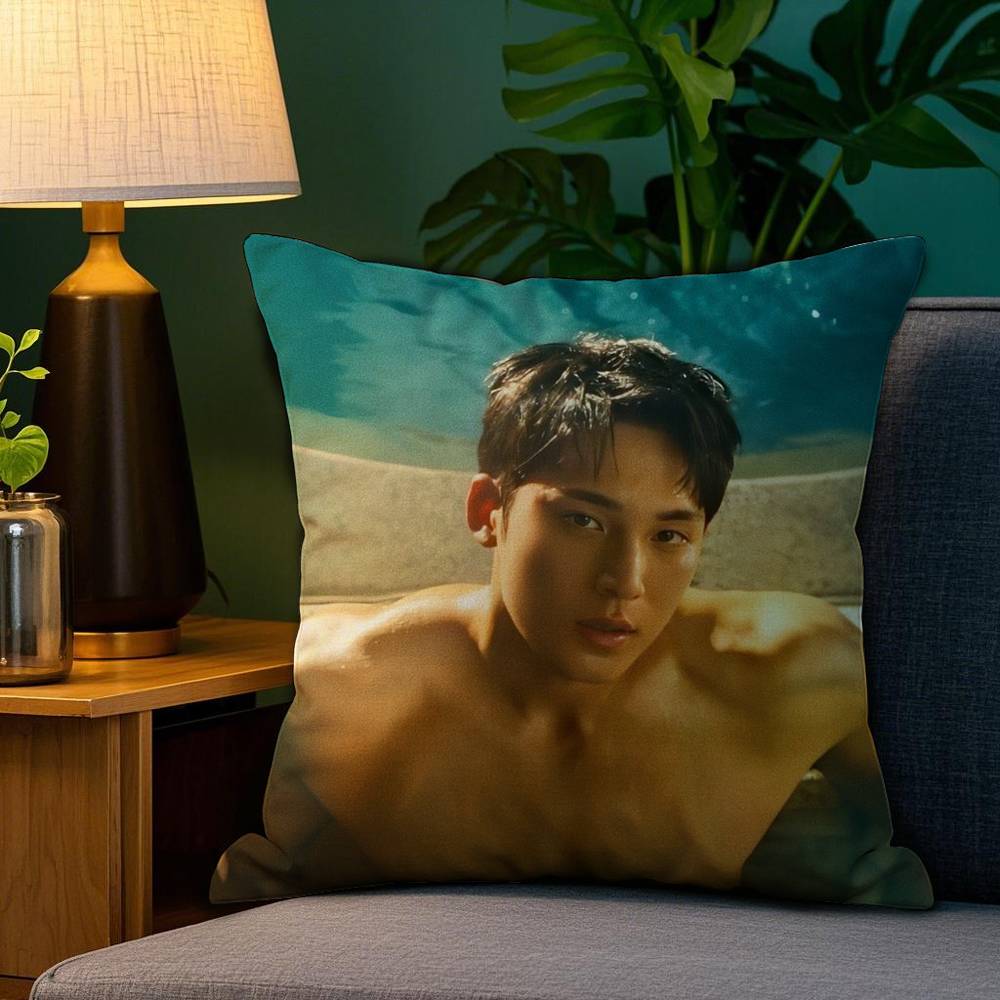 Singer M-Mingyu Pillow Case Sofa Living Room Bedroom Double-sided Printing Square Cushion Nap Time Cushion Cover