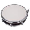 Snare Drum 14 Inch Super Slim Stainless Steel Student Snare Drum with Drumsticks for Practice Performance Wine Red