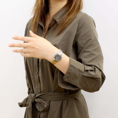 Citizen El EM0658-95E Eco-Drive Arcly Series Kanon-inspired Design Women's Watch, Silver