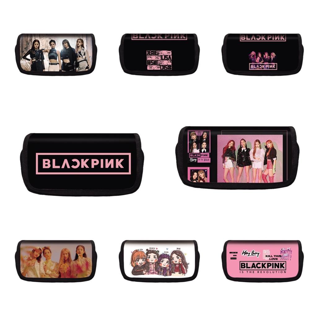 Stylish Blackpink Double Pencil Pouch Bag Large Capacity Kid Student Gift