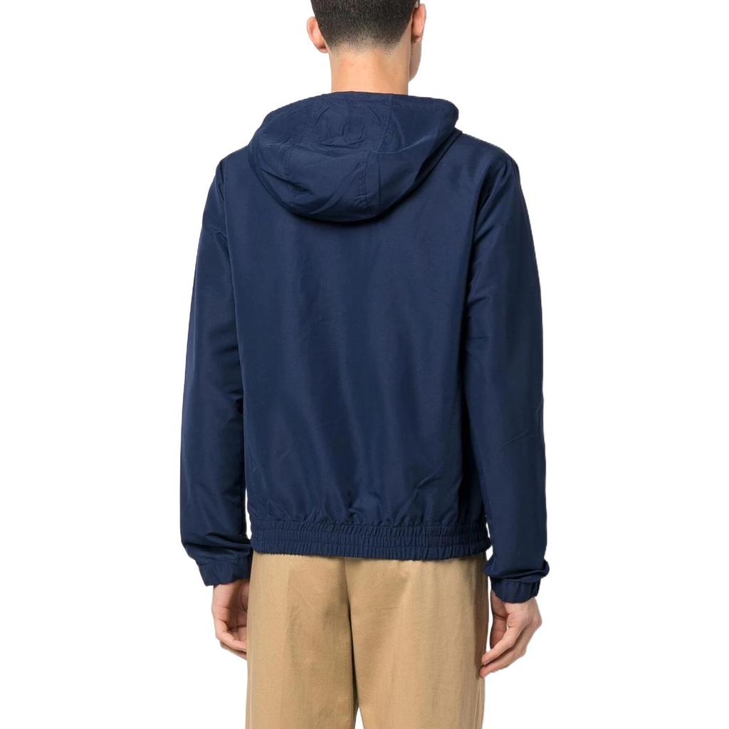 Polo Ralph Lauren Ss23 Logo Embroidered Hooded Zip-Up Long Sleeve Jacket Men Jackets Blue 710888070-001