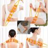 18 Rounds of Back Massage Roller Rope, Professional Self Massage Tool, Portable Manual Massage Belt for Back, Neck and Leg Pain