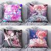 Madoka Kaname Anime Girl Puella Magi Madoka Magica Pillow Covers Home Sofa Cushion Covers and Aecorative Custom
