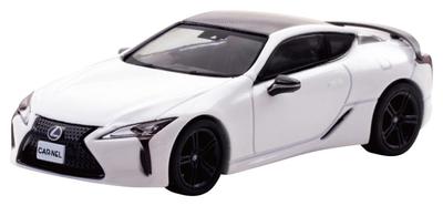 CARNEL Lexus LC500 AVIATION 2021 White Nova Glass Flake Finished Product CN640043 1/64