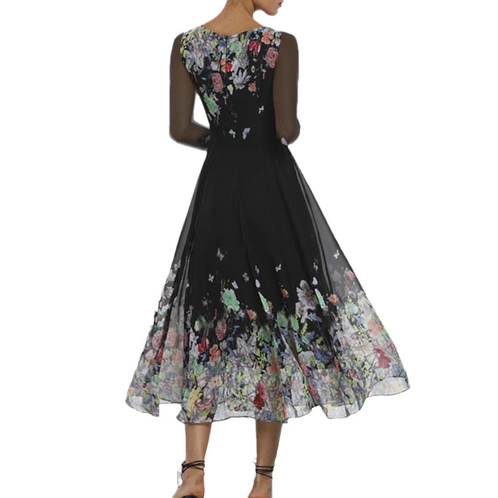 Letné nové európske a americké dámske oblečenie s potlačou, sexi, s výrezmi, priliehavé, dlhý rukáv, šaty, čipkovaná kolísavá sukňa