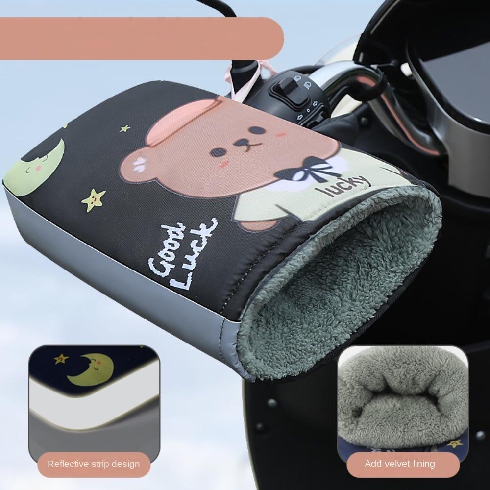 Windproof Electric Vehicle Warm Gloves Breathable Scooters Hand Guards  Cycling Driving