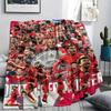 1pz Coperta in Flanella con Stampa Bayer 04 Leverkusen, Alta qualità Confortevole per Tutte le Stagioni, Decorazione per la Casa, Calore e Comfort, Perfetta per Regali di Natale11