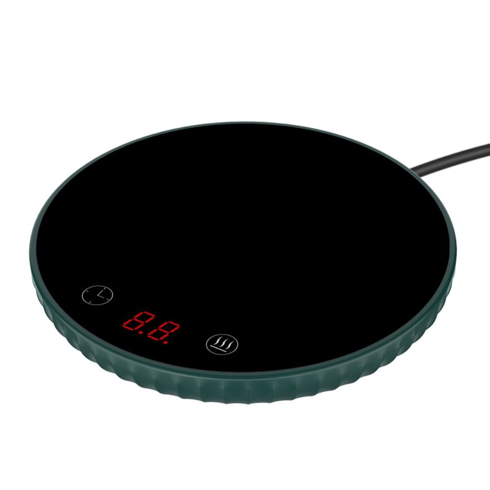 

Electric Mug Warmer Coffee Cup Heater 2-Temp Settings Candle Warmer New Heater Mug Pad Desk Coffee Green-US Plug