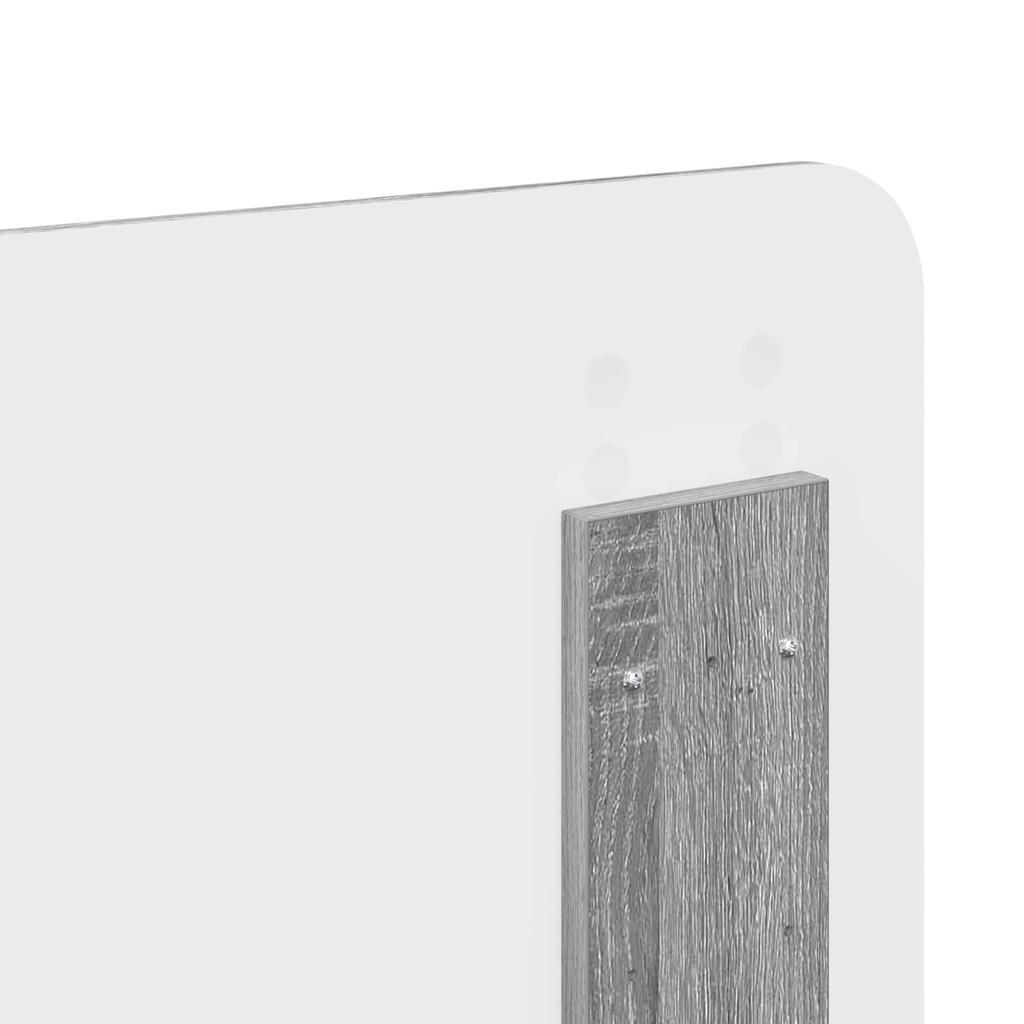 Headboard Grey Sonoma Wood Based Material