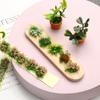 1Pc Miniature Mini Grass Tufts Flower Cluster Static Scenery Model Landscape Wargame Building Layout Sand Table DIY Garden Decor