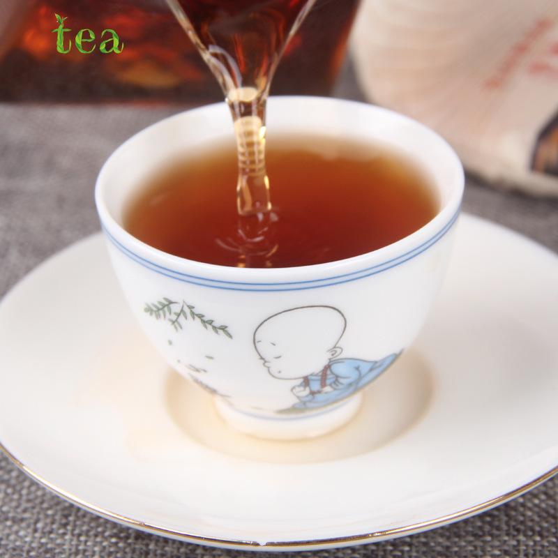 Pu'er Tea, Yunnan Menghai, Chenxiang, Pu'er Tea, Ripe Tea Cake, Tea Banzhang, Ripe Tea, Pu'er Qizi Cake